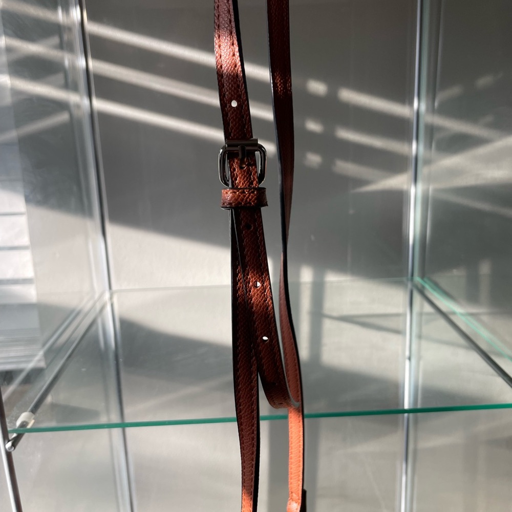 Nanette Lepore Embossed Orange Handbag - Picture 10 of 12